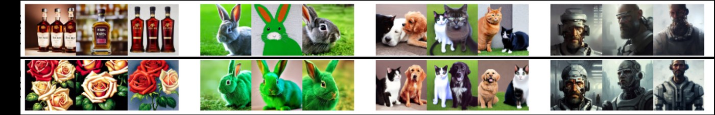Text-to-image samples from a Stable Diffusion model fine-tuned toward human preference with RTB